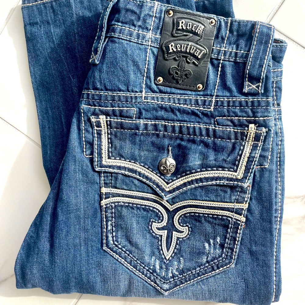 Rock Revival Wesley Straight Jean